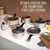 CONJUNTO PANELAS 5 PECAS CERAMIC LIFE ESSENCE BRINOX - comprar online