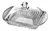 MANTEIGUEIRA RETANGULAR DE VIDRO COM TAMPA 17 X 10,7 X 9CM - comprar online