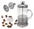 CAFETEIRA FRANCESA 350ML INOX 18.5X8.5CM