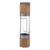 PORTA TEMPERO E MOEDOR 2 EM 1 DE ACRILICO E BAMBU TAMPA INOX 22CM