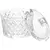 AÇUCAREIRO DE VIDRO CRISTAL DIAMANTE 300ML COM TAMPA - comprar online