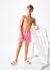 Traje de baño floreado rosa rojo en internet