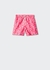 Traje de baño floreado rosa rojo - gvkids