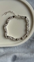 Pulsera flores plata - comprar online