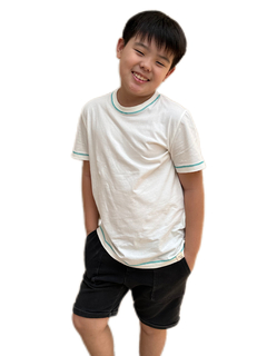 Camiseta com Detalhes de Outra Cor