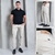 Pantalón chino de vestir Semi-chupin elastizado