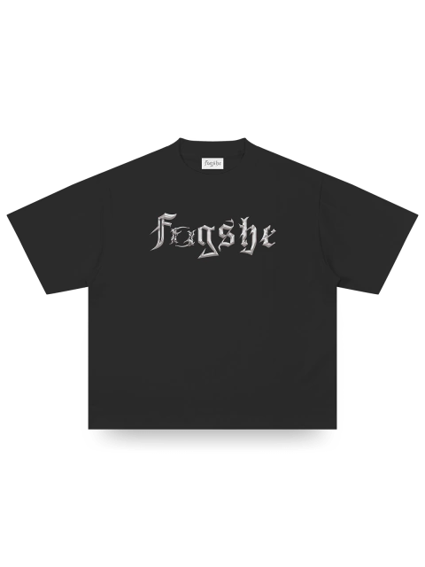 Camiseta Boxy FOGSHE- Preto - comprar online