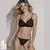 Conjunto encaje. Corpiño Top Triangulo. Tangaless (4163-LARA)