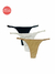 Pack x3 tanga less lisas de algodón y lycra (93001-INTIMILU)