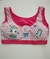 Top nena algodón estampado con taza removible