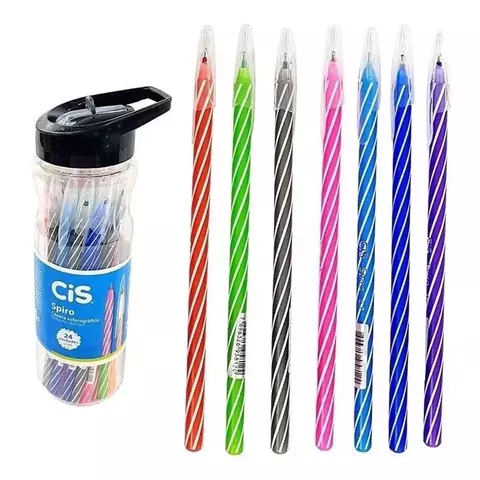 Caneta Esferográfica CiS Spiro 0.7mm