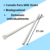 Canudo De Papel 6 mm Biodegradável 100 Un Straw Paper na internet