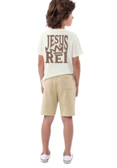CAMISETA INFANTIL - JESUS É REI - Gilgal Gospel