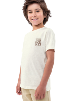 CAMISETA INFANTIL - JESUS É REI - comprar online