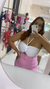 Crop top rosa blanca