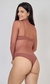 BODY HORTÊNSIA MANGA LONGA EM TULE SEM BOJO - BRONZE na internet