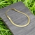 pulseira Aço masculina dourada