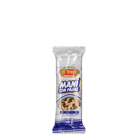Maní con pasas 40g