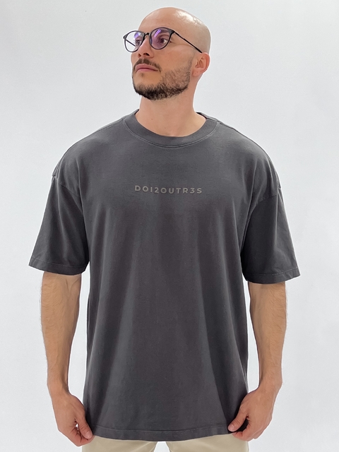 Camiseta Heavy Oversized Essencial – Chumbo