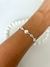 Pulseira medalha Espirito Santo e Zircônias - comprar online