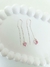 Brinco Passante Zircônia Rosa