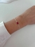 Pulseira Zircônia retangular pink