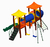 Playground Infantil madeira plástica Modelo KMP 0202 - comprar online