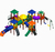 Playground Infantil madeira plástica Modelo KMP 0603 - comprar online