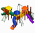 Playground Infantil madeira plástica Modelo KMP 0404