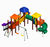 Playground Infantil madeira plástica Modelo KMP 0404 - comprar online