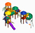 Playground Infantil madeira plástica Modelo KMP 0502 - comprar online