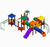 Playground Infantil madeira plástica Modelo KMP 0601 - comprar online