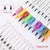 Caneta Brush Pen e Fine Liner 12 Cores - Kit 2 em 1 - AnDi Arts