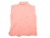 Blusa cruzada de simil lino coral 24 04 50