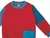 BUZO DE FRISA COMBINADO AZUL Y BORDO 03 04 34 - comprar online