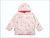 CAMPERA DE CIRE ESTAMPADA CON MICROFIBRA ROJA 03 03 48