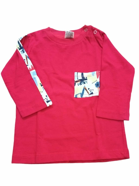 REMERA ALGODON CON BOLSILLO 22 01 08