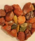 Cuadro corazón. Madera y piedras - comprar online