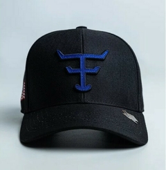 BONE TEXAS FARM - PRETO/ AZUL ROYAL REF:cod 1796 - comprar online