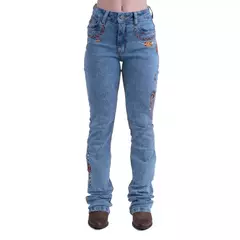 CALÇA JEANS FEMININA TEXAS FARM - VITALITY UMBER - PDF047 - comprar online