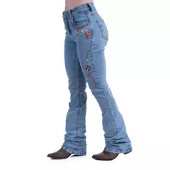 CALÇA JEANS FEMININA TEXAS FARM - VITALITY UMBER - PDF047