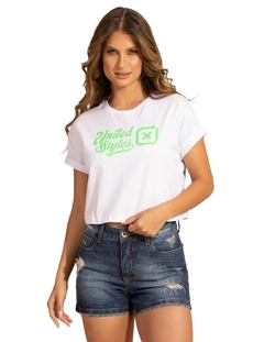 Blusa Cropped Branco | 50763 na internet