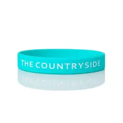PULSEIRA DE SILICONE TEXAS FARM - PL001 - VERDE AGUA/ BRANCO
