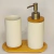 SET ACCESORIOS DE BAÑO CERAMICA Y BAMBU en internet