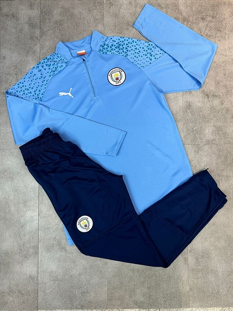 Conjunto de Treino Manchester City Azul 2022/23