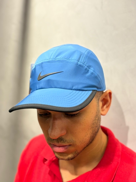 Bone Nike Drifit Azul/Cinza