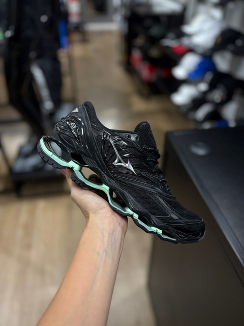 TÊNIS UNISSEX MIZUNO PROPHECY 8 PRETO/VERDE