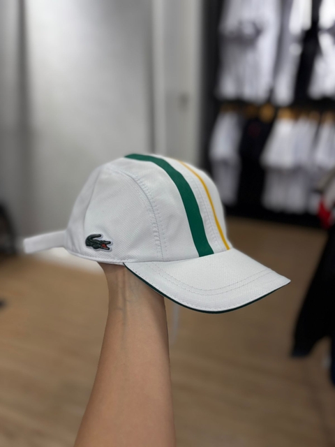 BONÉ LACOSTE SPORTLIGHT BRANCO