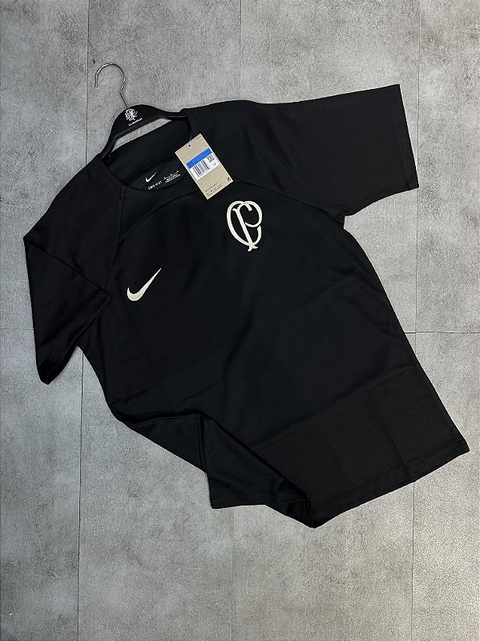 Camisa Nike Corinthians Preta 2024 Torcedor Pro Unissex
