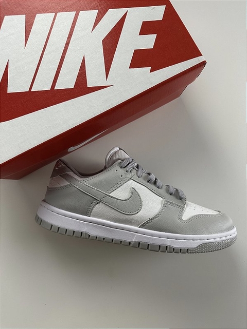 TENIS DUNK BRANCO/CINZA